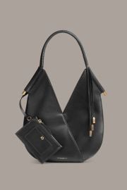 BALDWIN LEATHER MINI SHOULDER BAG at Donna Karan